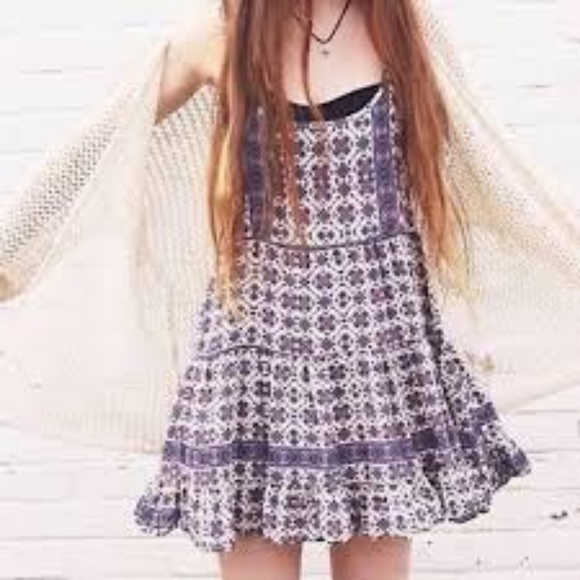Brandy Melville Dresses & Skirts - BRANDY MELVILLE Jada Boho Dress One Size EUC